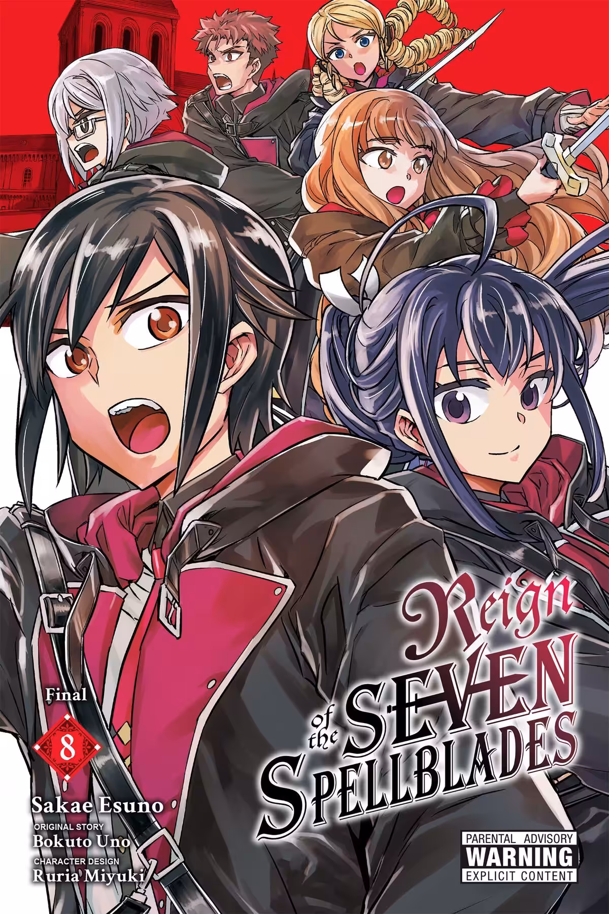 Reign of the Seven Spellblades, Vol. 8 (manga)