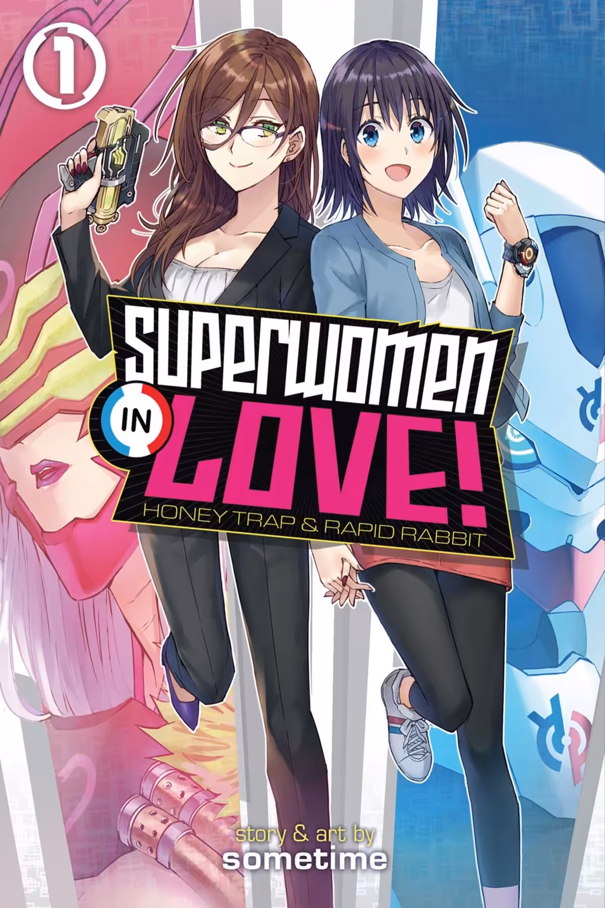 Superwomen in Love! Honey Trap and Rapid Rabbit, Vol. 1