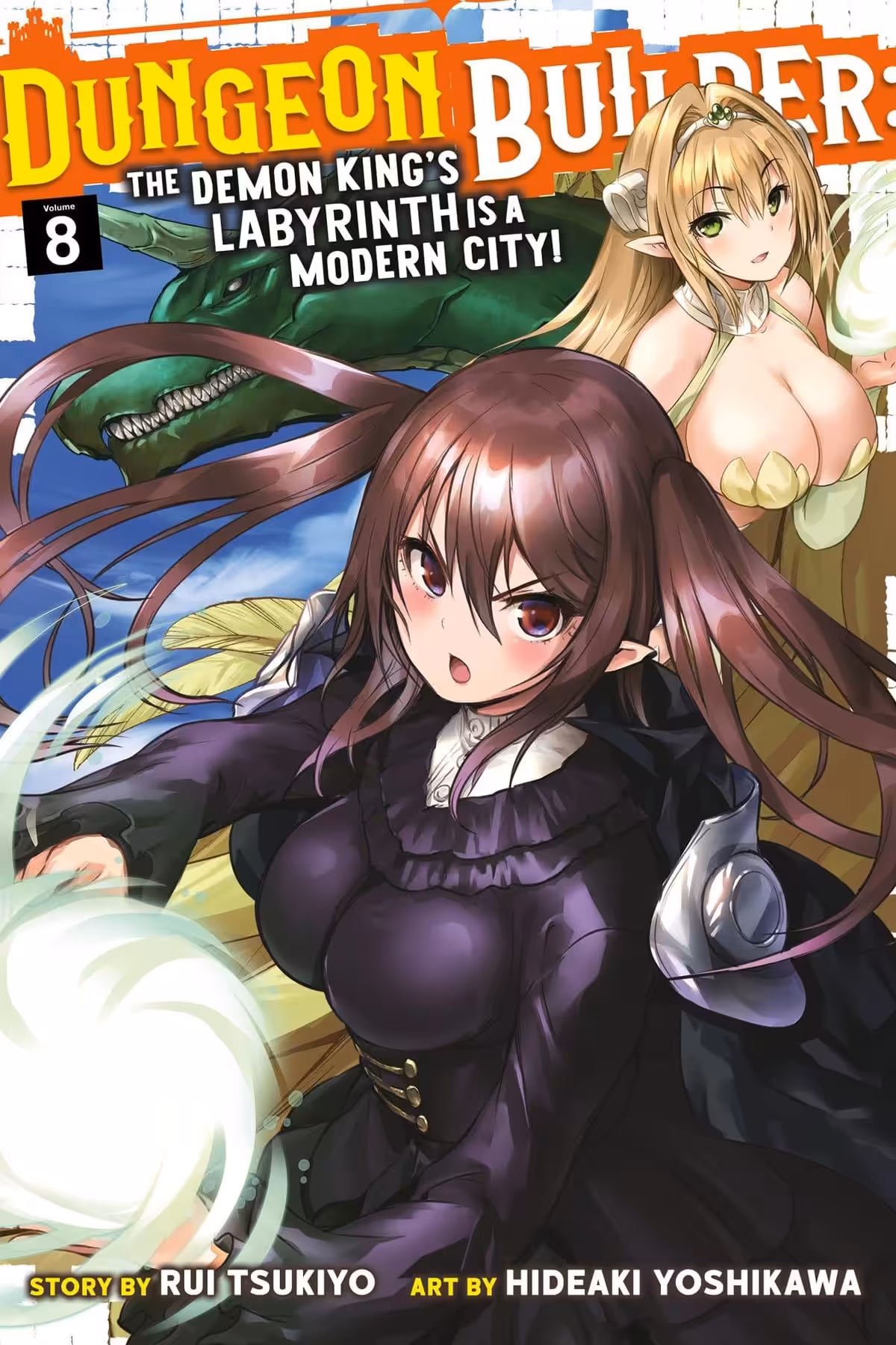 Dungeon Builder: The Demon King’s Labyrinth is a Modern City!, Vol. 8 (manga)