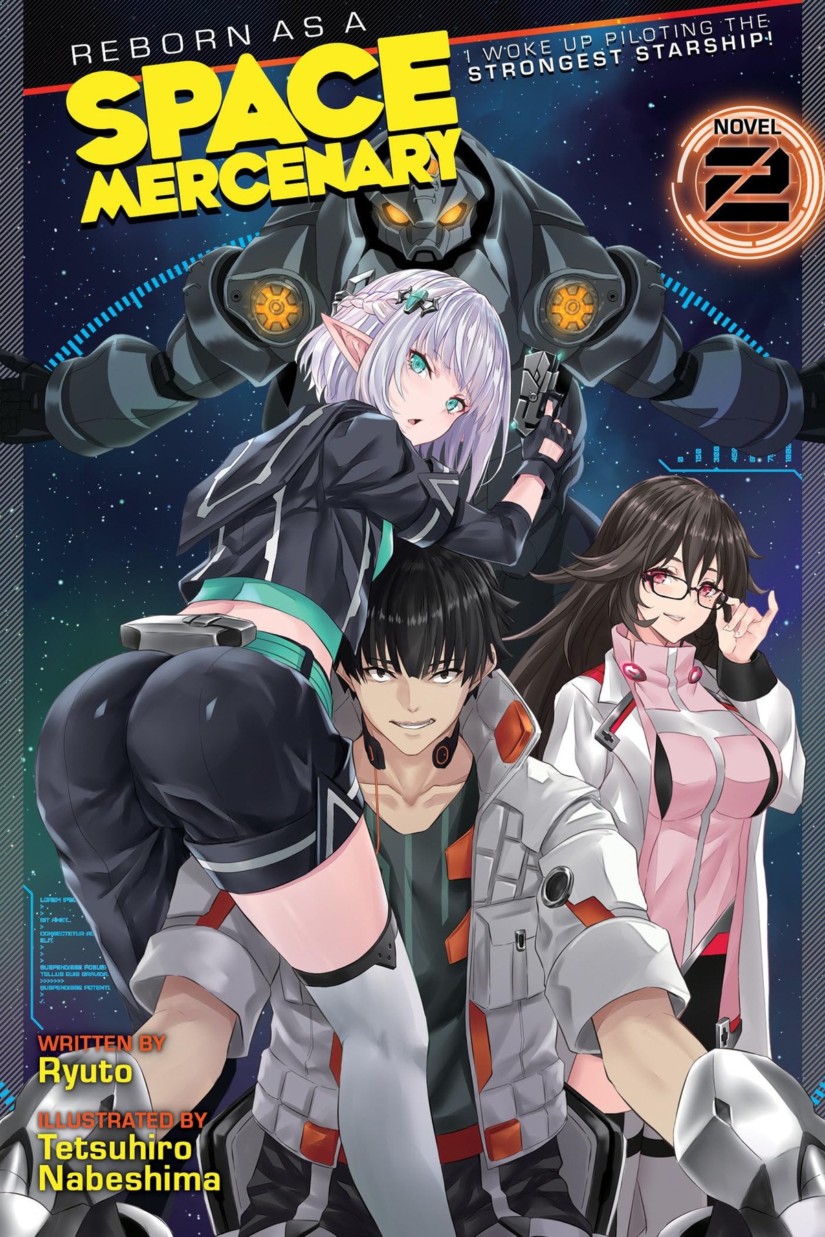 Reborn as a Space Mercenary: I Woke Up Piloting the Strongest Starship!, Vol. 2 (light novel)