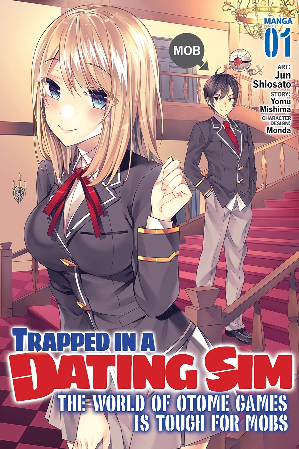 Trapped in a Dating Sim: The World of Otome Games is Tough for Mobs, Vol. 1 (manga)